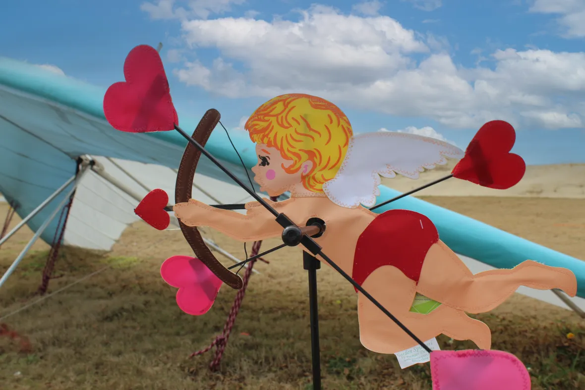 18 In. Cupid Whirligig - Valentine's Day