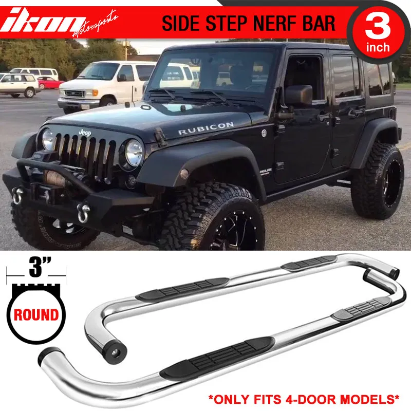 2007-2018 Jeep Wrangler 4-Door V1 Style Running Board