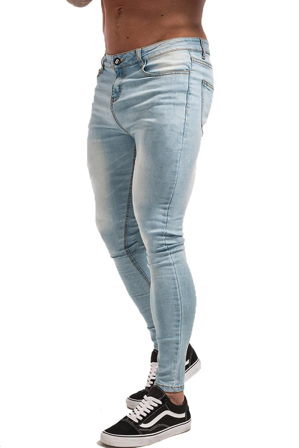 3732 Ice Blue Skinny Stretch Jeans