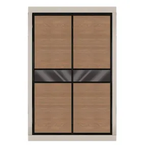 5ftx8ft Sliding Door Wardrobe D7(AC-Q4)