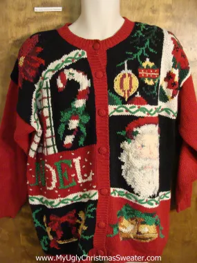 80s NOEL Chunky Ugly Christmas Sweater