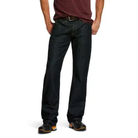 'Ariat' Men's Rebar M4 DuraStretch Flannel Lined - Rinse