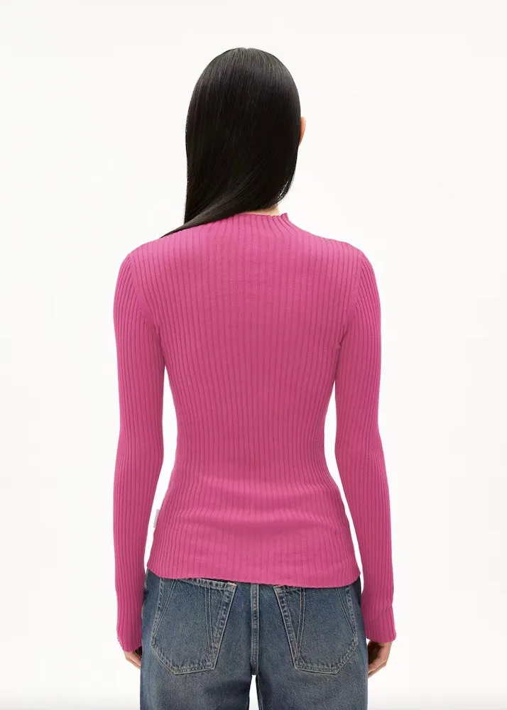 ARMEDANGELS Alaania turtleneck crushed berry women