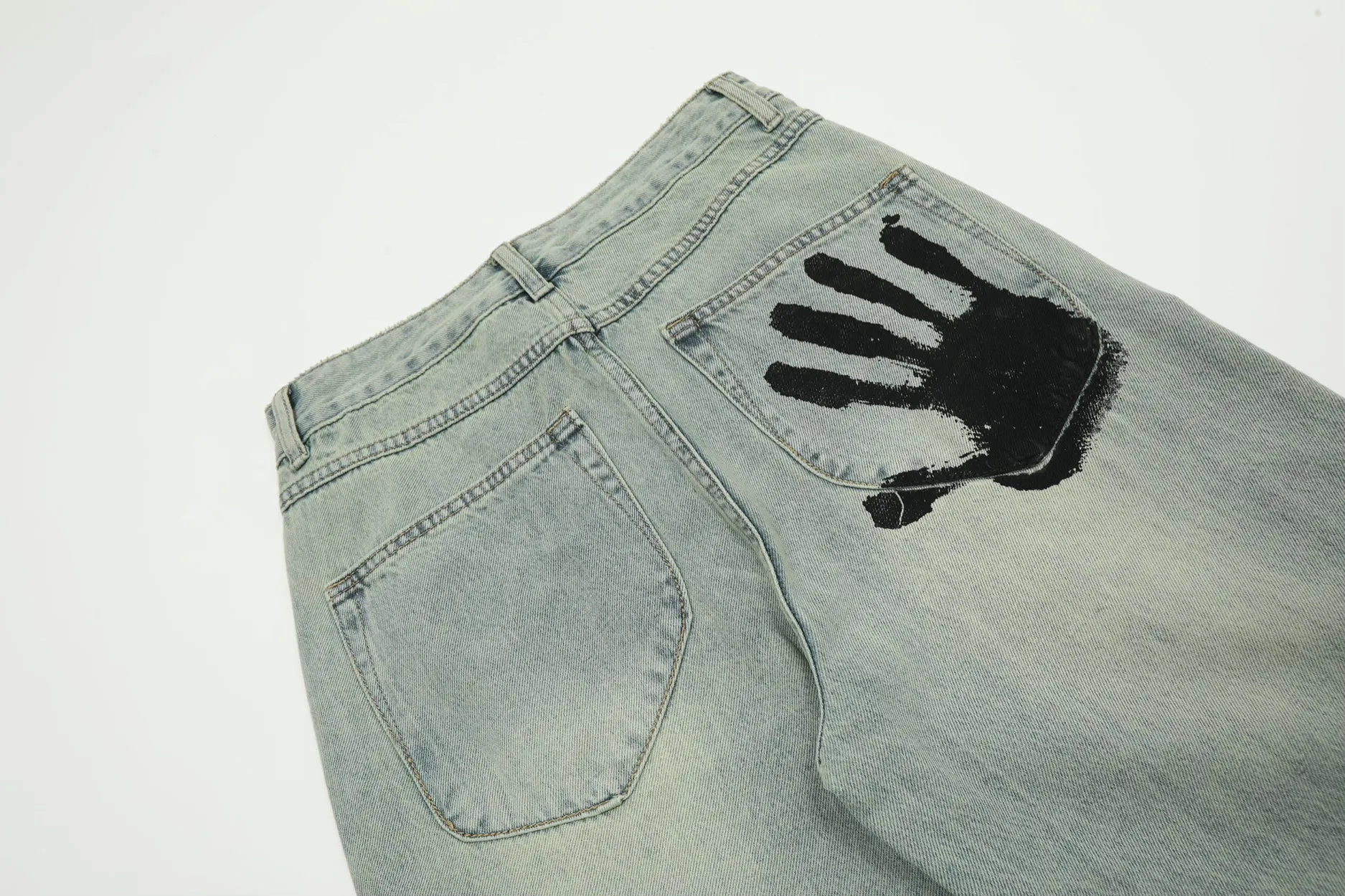 Artisan Hand Print Jeans