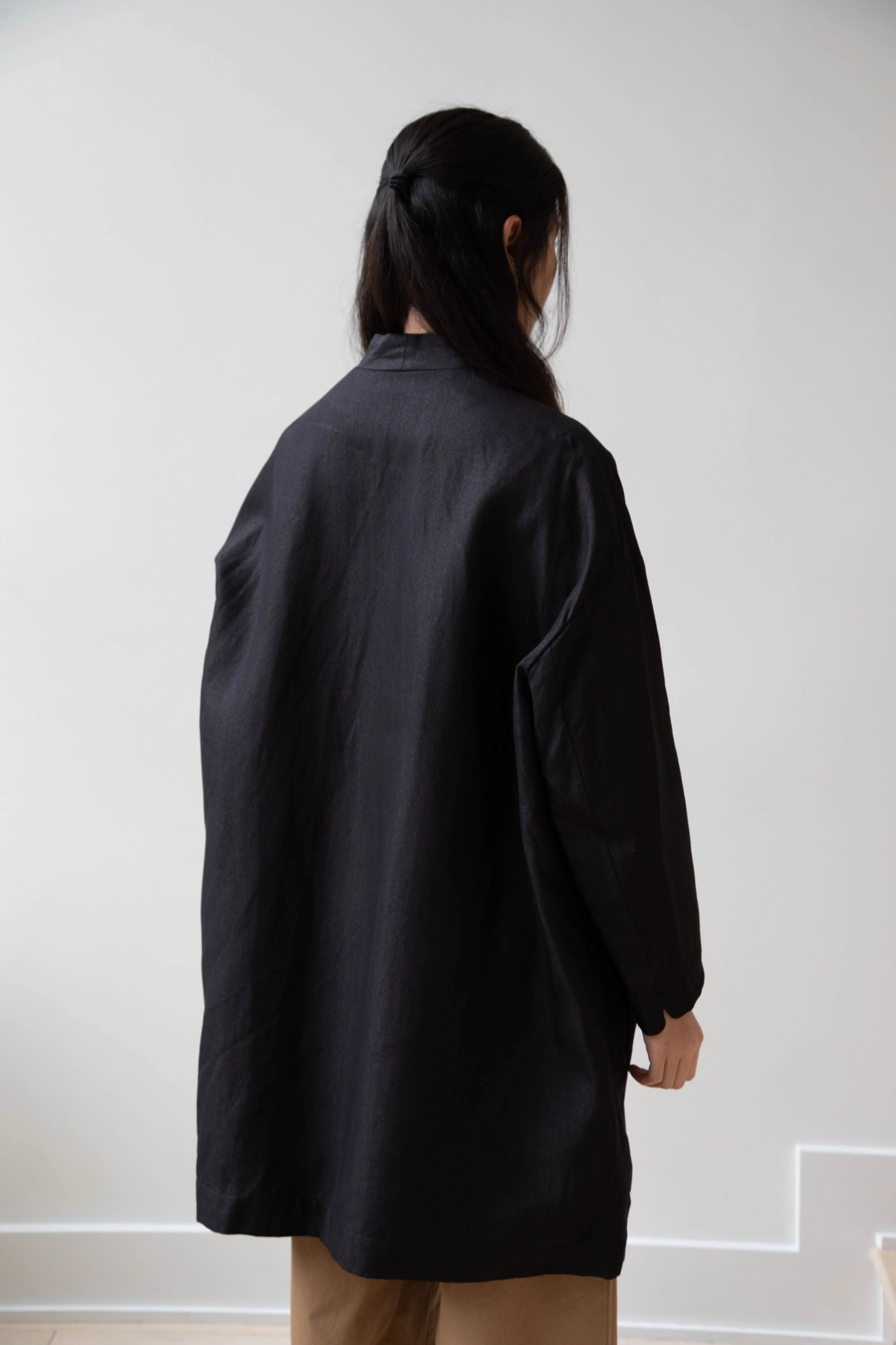 Arts & Science | Robe Cardigan Jacket in Vintage Black Washi