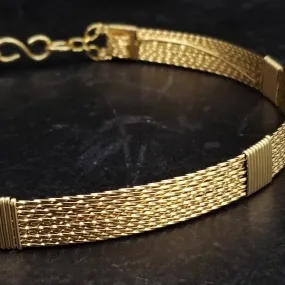 ASHANTI Wide Collar,14k Gold Filled