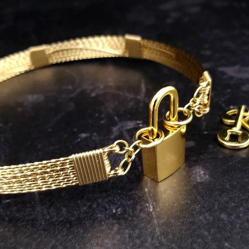 ASHANTI Wide Collar,14k Gold Filled