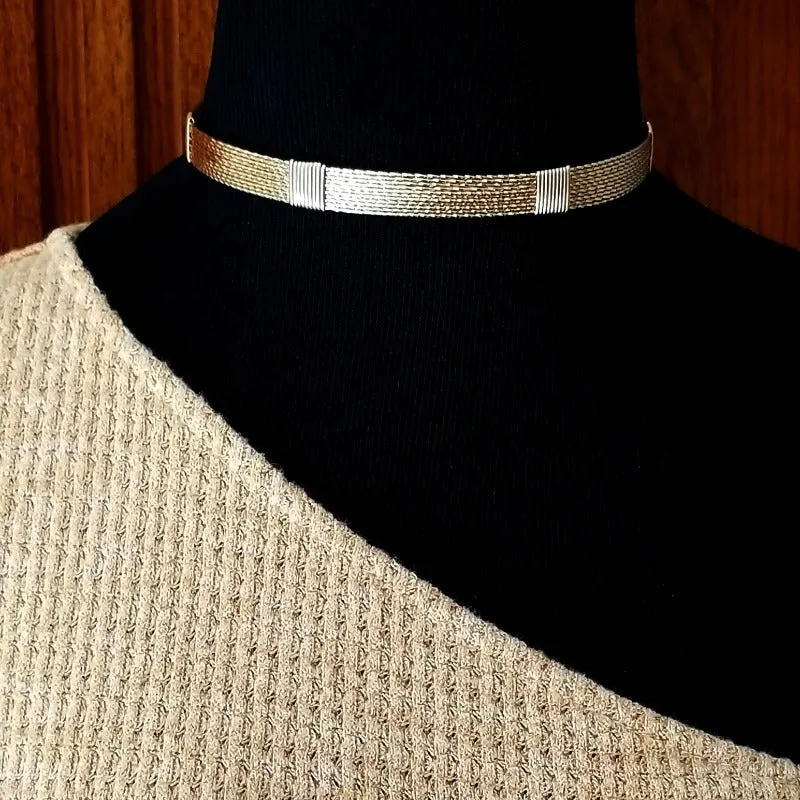 ASHANTI Wide Collar,14k Gold Filled