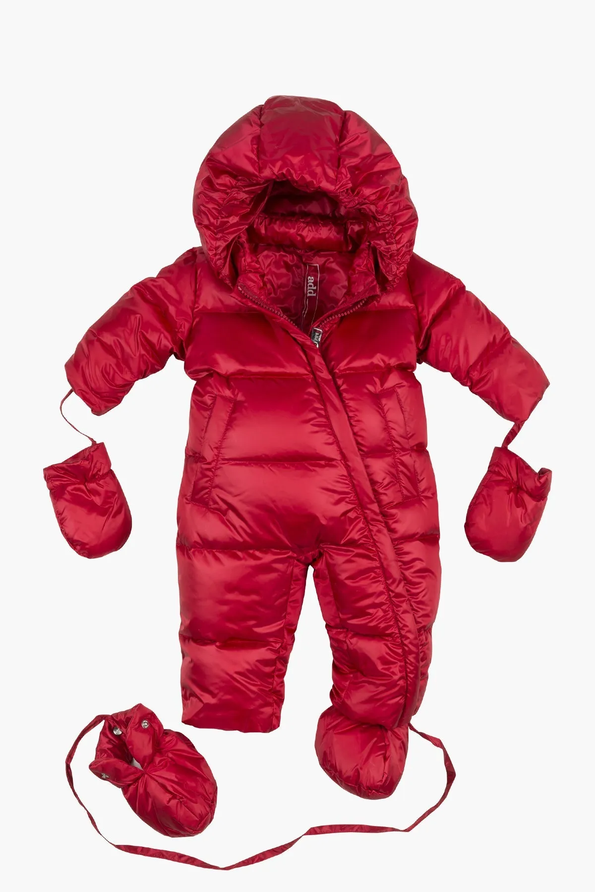 Baby Snowsuit ADD Down - Red