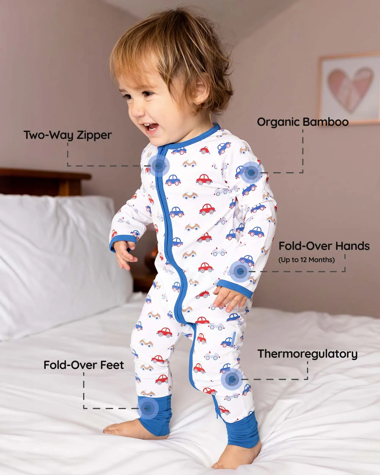 BABYGO® Car Zip Sleepsuit