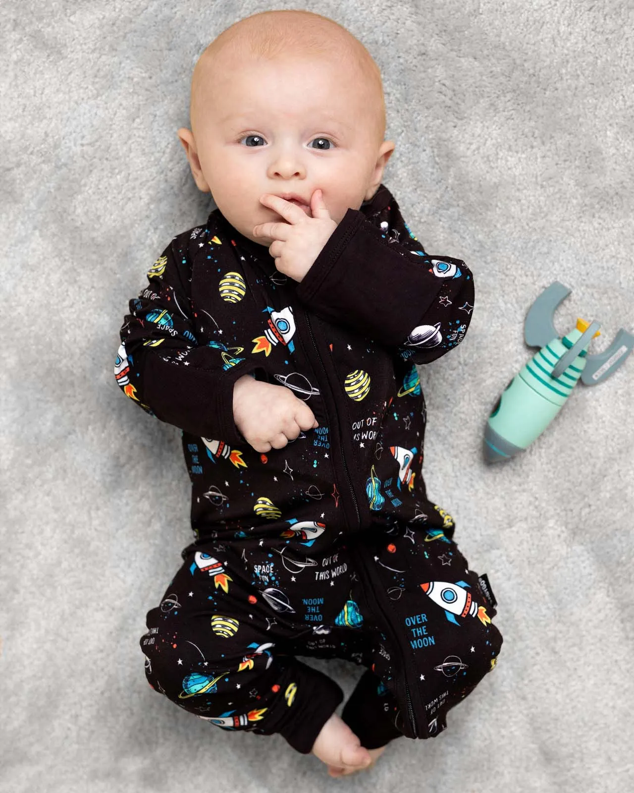 BABYGO® Space Zip Sleepsuit