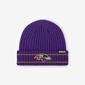 Baltimore Ravens Primary Logo Ribbed Beanie