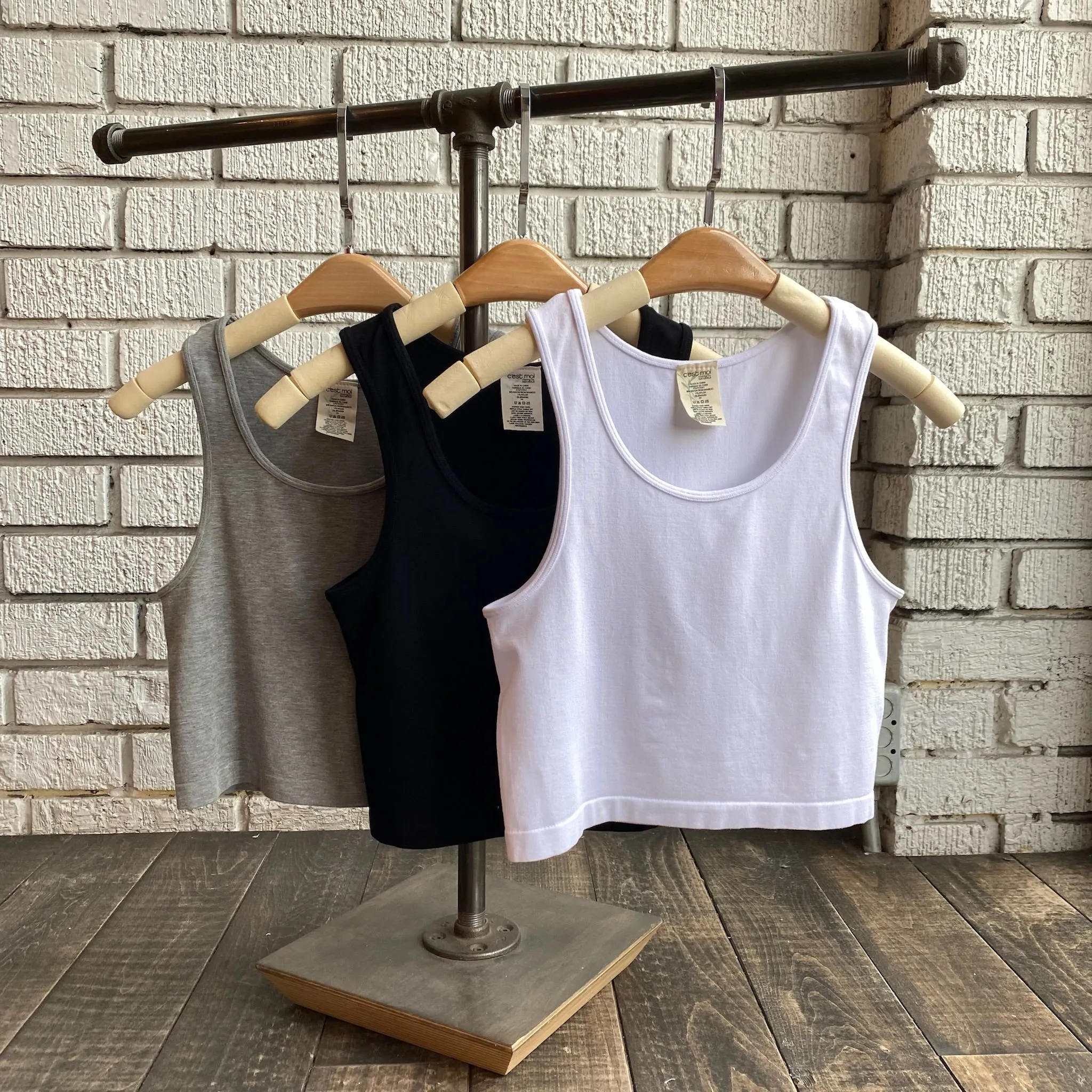 Bamboo Crop Tank Top