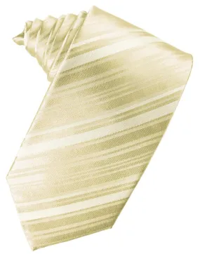 Bamboo Striped Silk Necktie