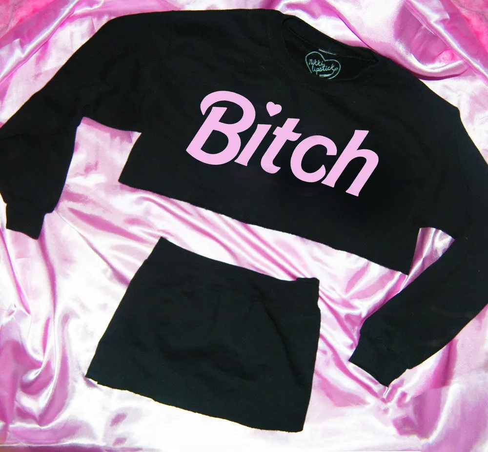 BARBIE BITCH MINISKIRT SWEATSUIT