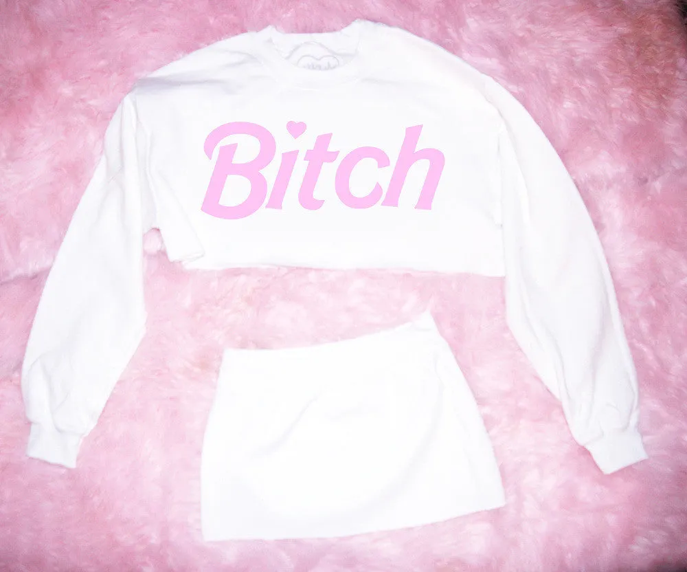 BARBIE BITCH MINISKIRT SWEATSUIT