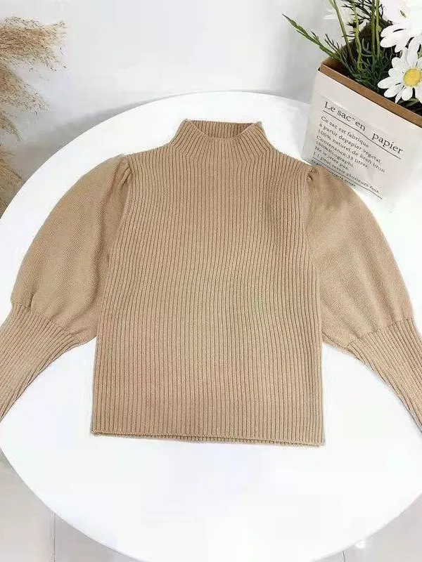 Beige Goes With Everything Rib Knit Top