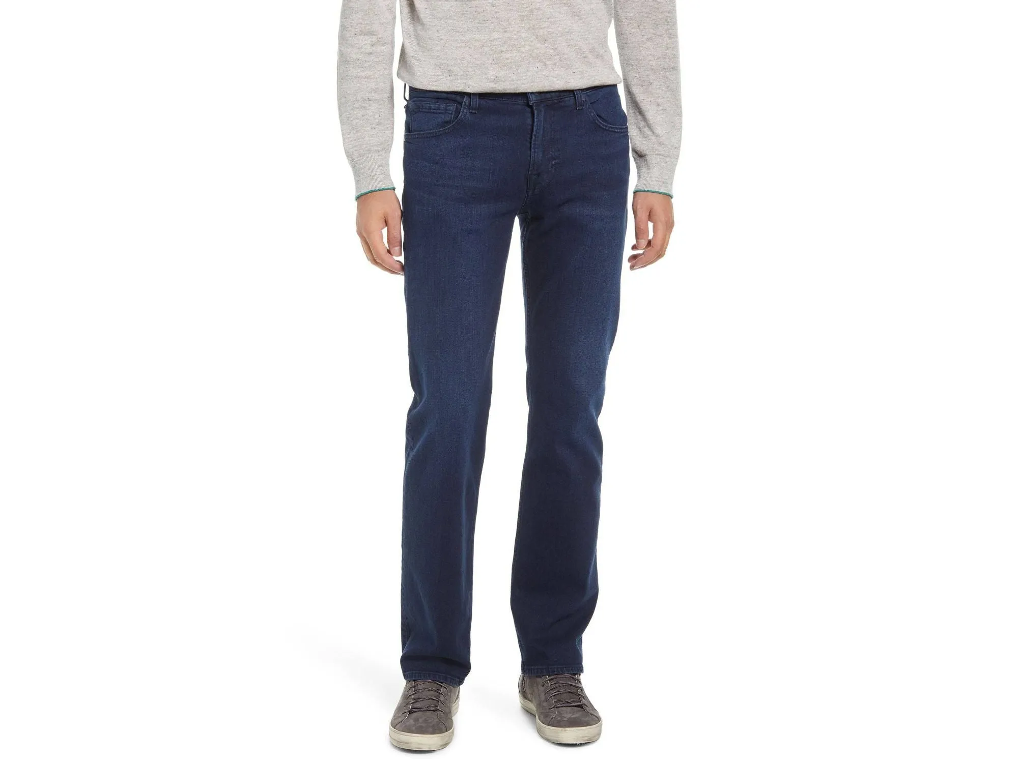 Bertini Slim Fit Stretch Jeans In Indigo Dark Denim