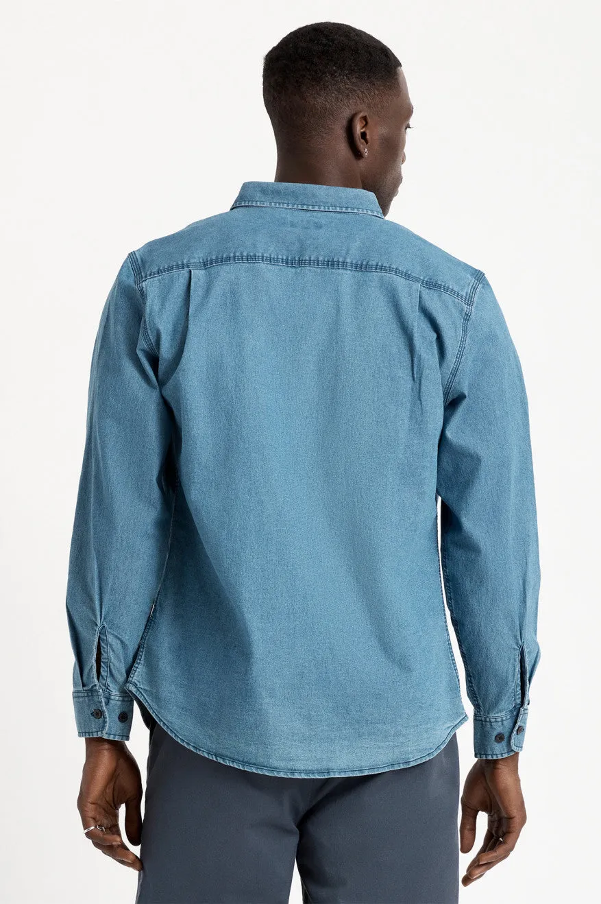 Bowery Lightweight L/S Utility Shirt - Worn Indigo