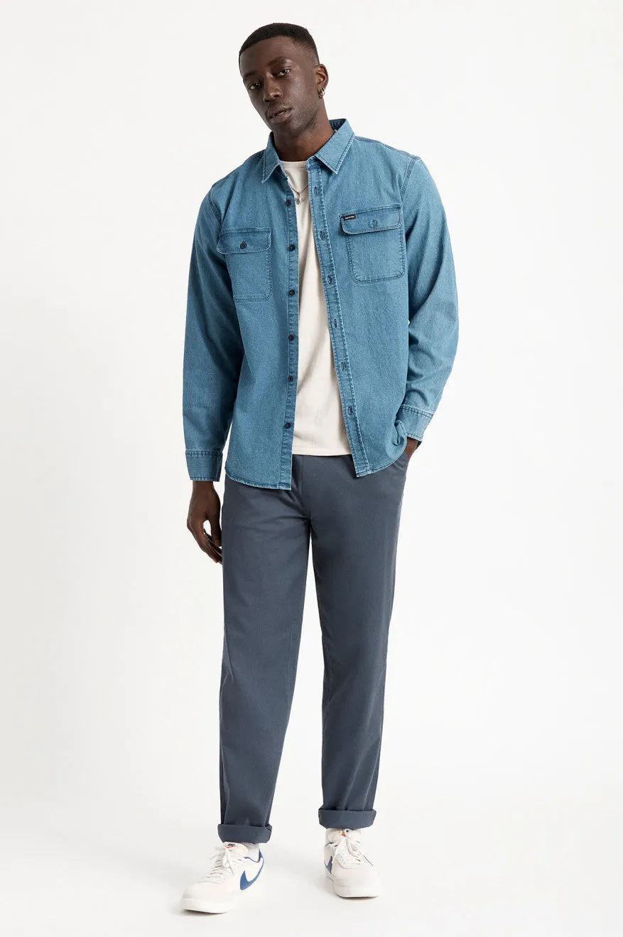 Bowery Lightweight L/S Utility Shirt - Worn Indigo