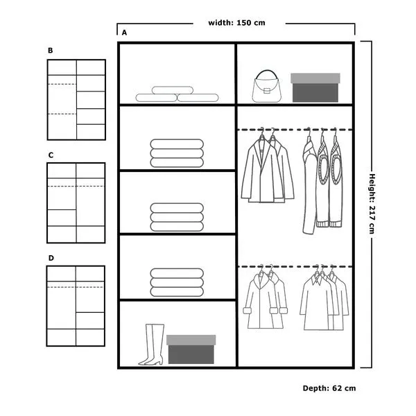 Bristol Modern Sliding Wardrobe