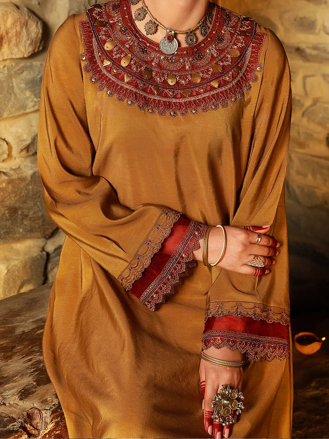 Brown Tunic - AL-LK-831