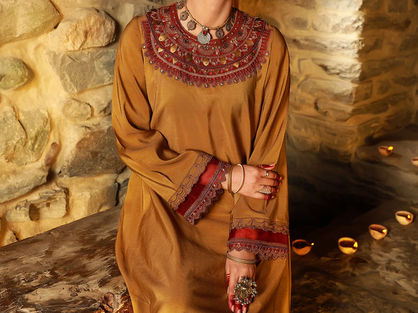 Brown Tunic - AL-LK-831