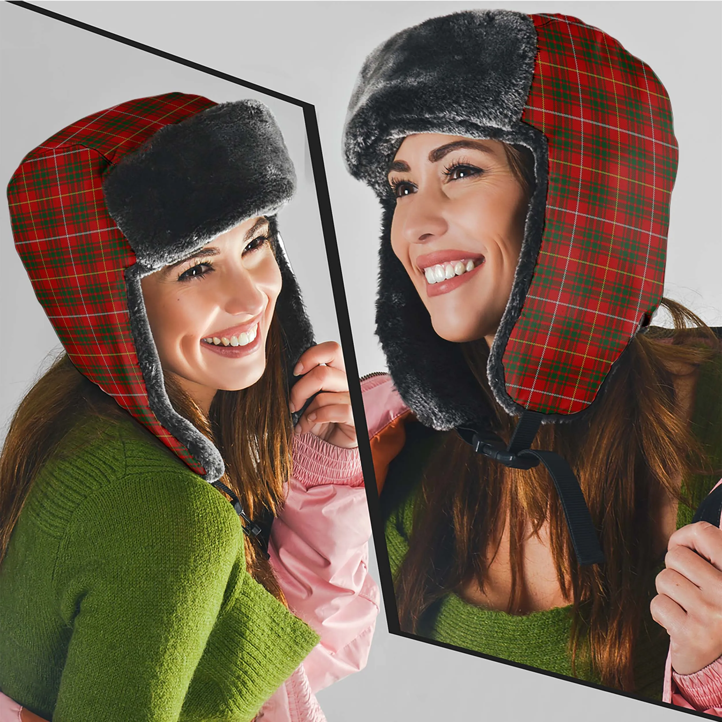 Bruce Tartan Winter Trapper Hat