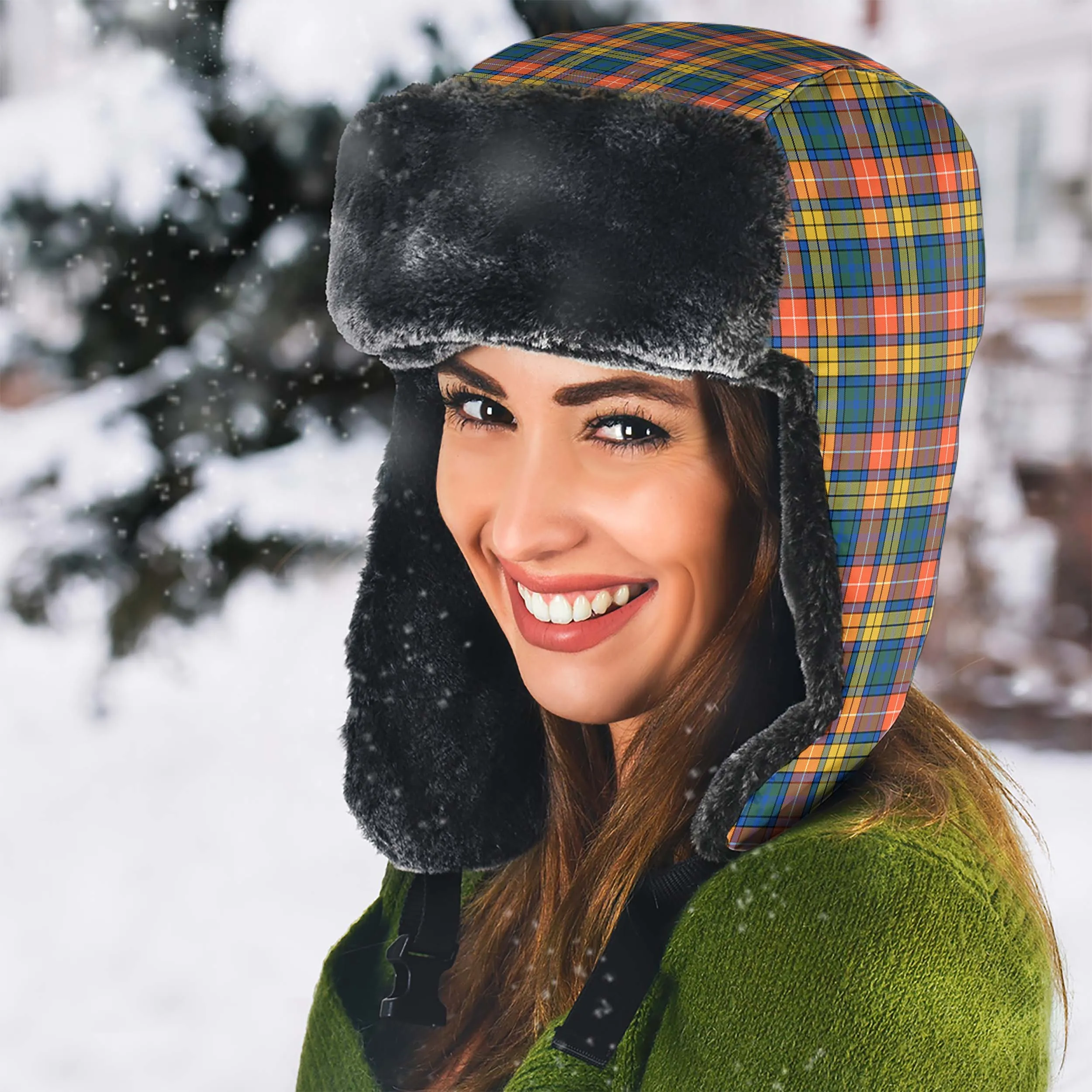 Buchanan Ancient Tartan Winter Trapper Hat