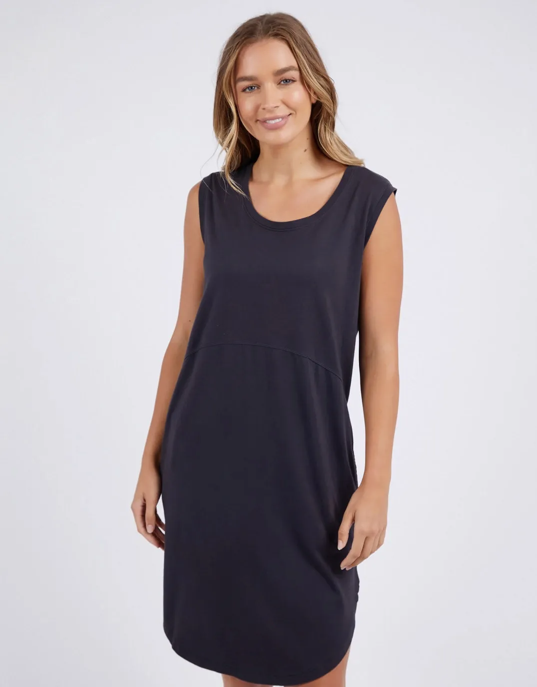 Bungalow Sleeveless Dress - Dark Sapphire