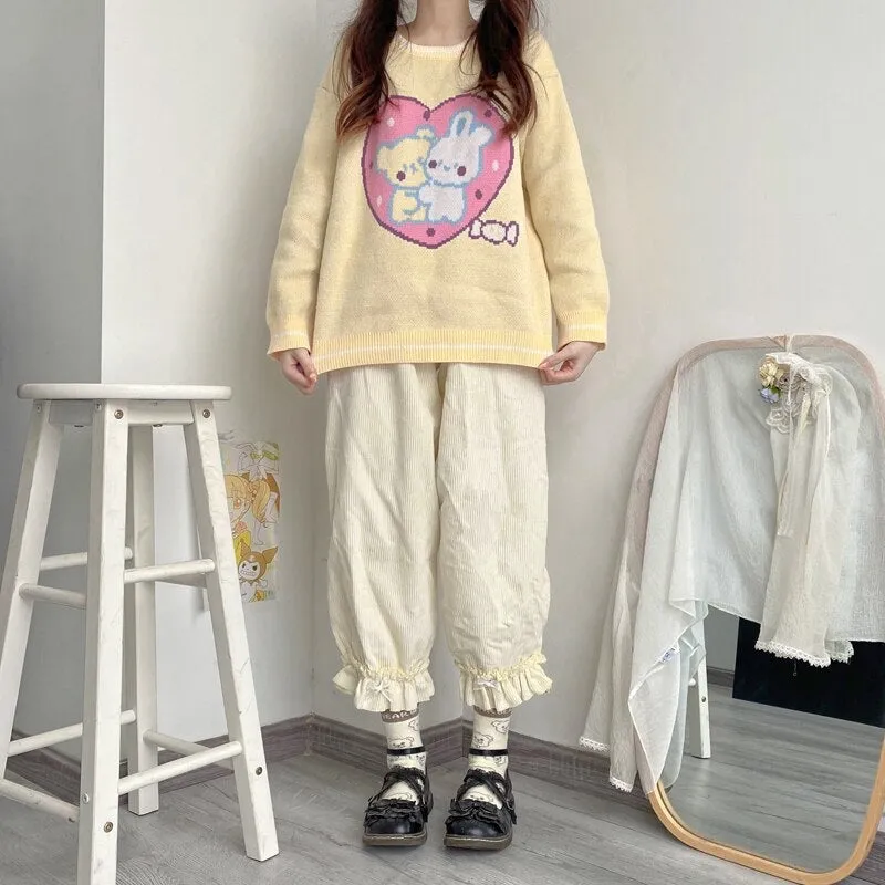 Bunny Friends Knit Crewneck