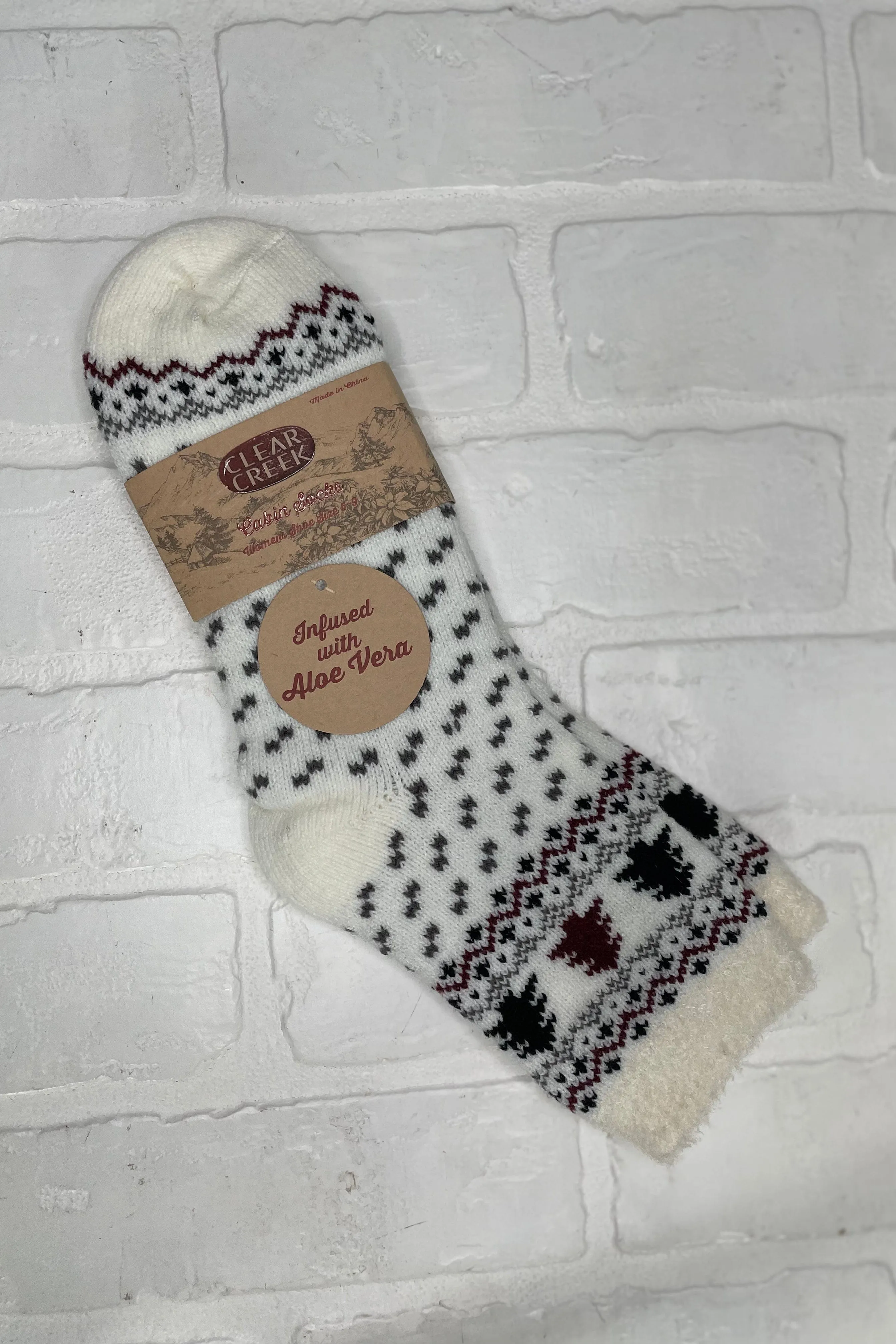 CC Ivory Tree Aloe Socks