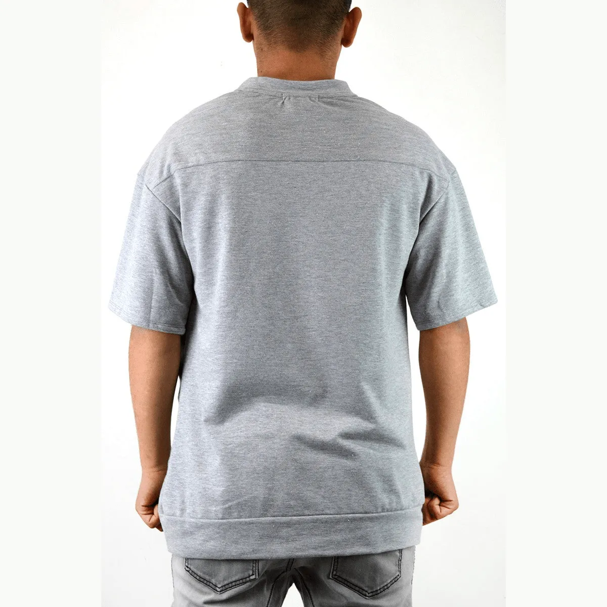 Chic Grey French Terry Tee