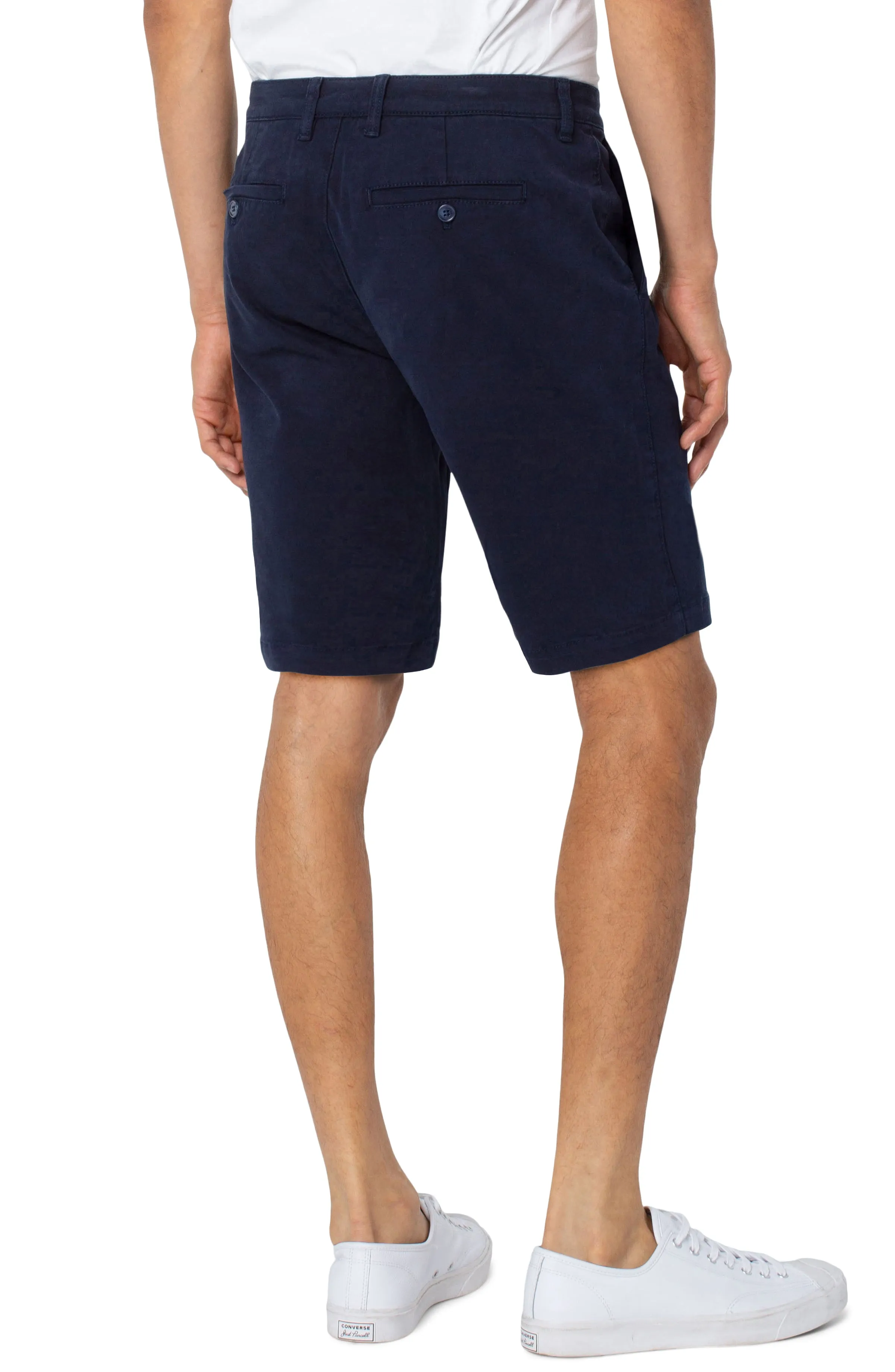 Chino Shorts in Navy | Liverpool