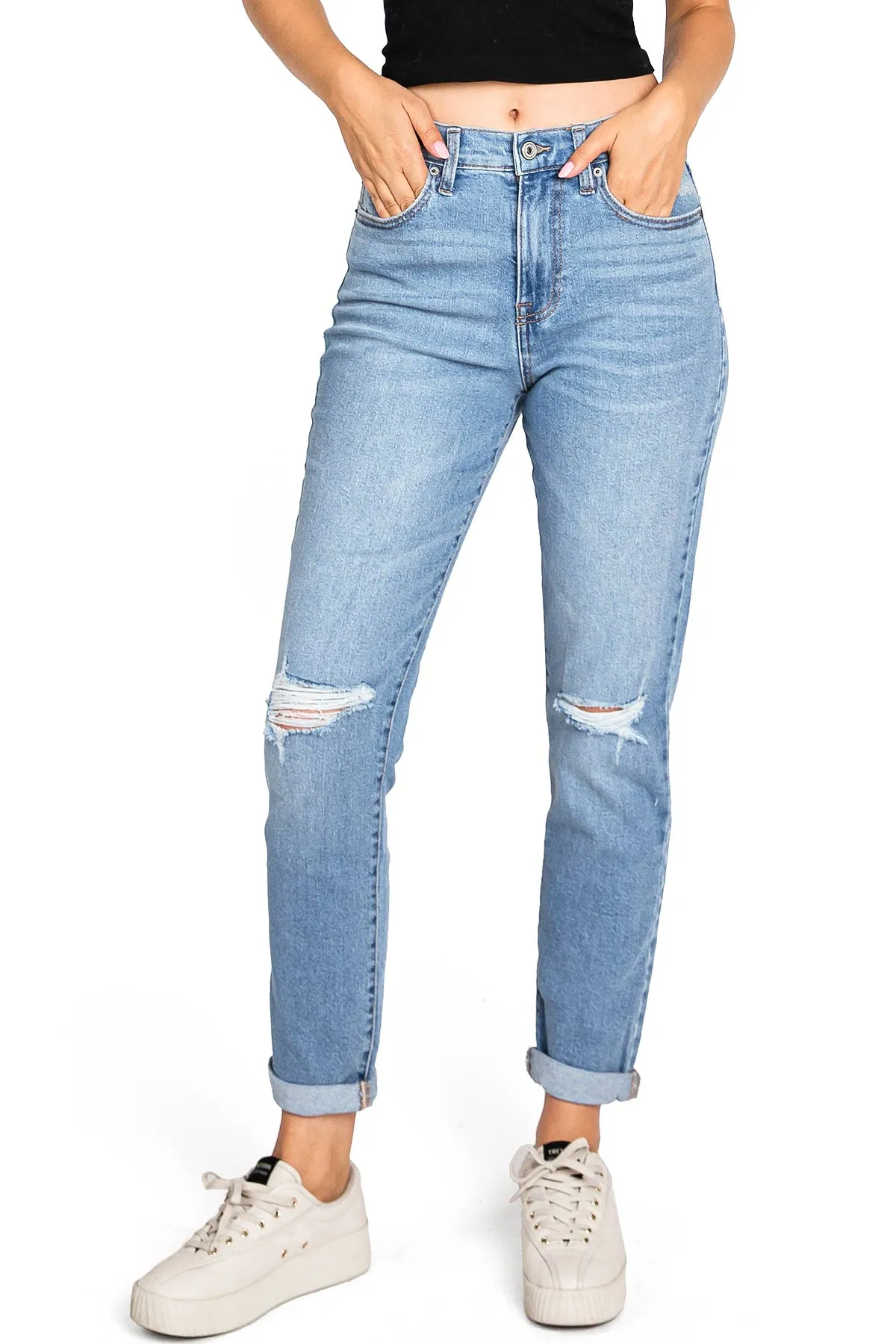 Classic High Rise Mom Jeans