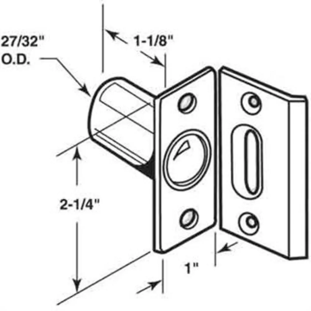 Closet and Utility Door Bullet Catch