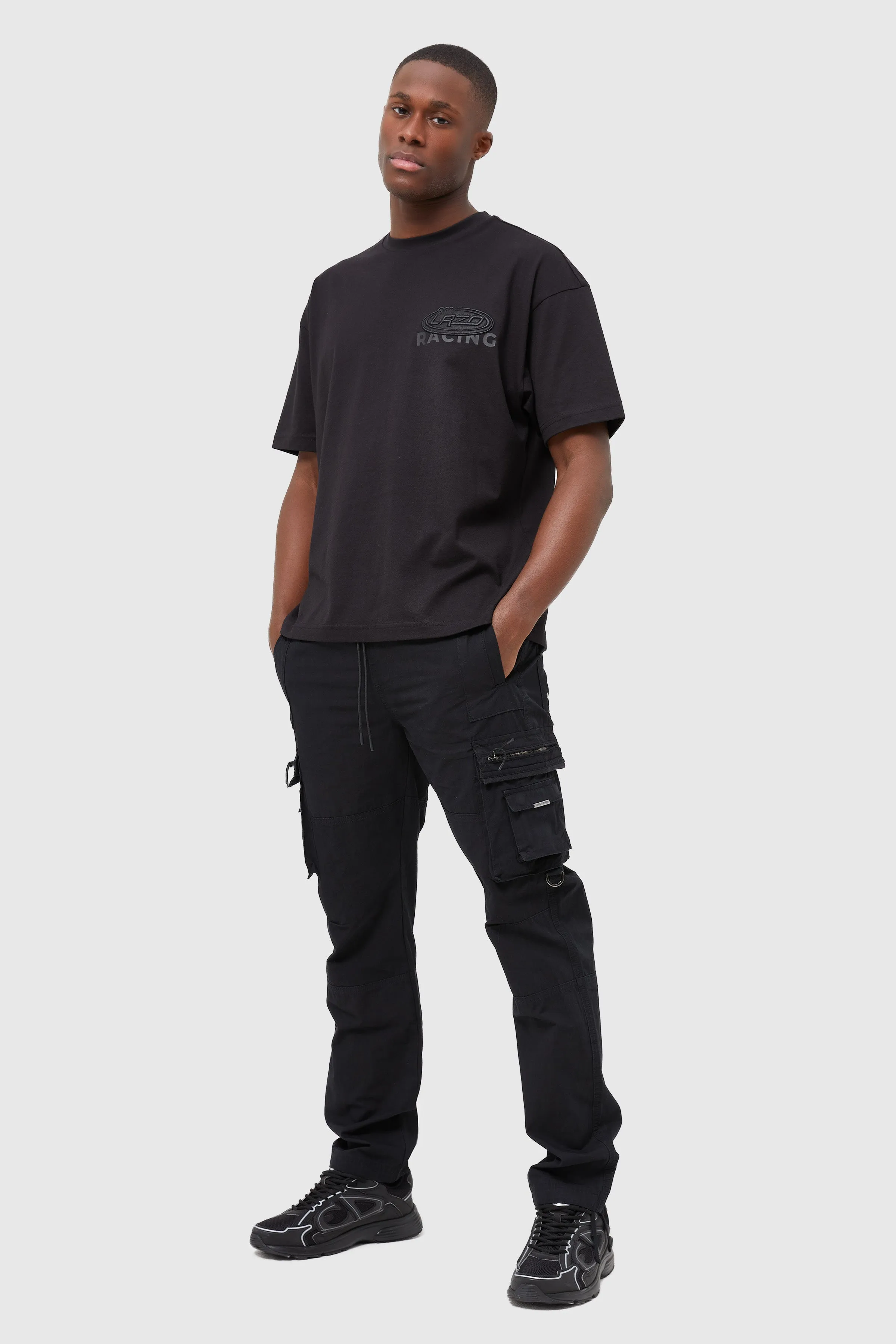 CONQUER CARGO PANT - BLACK