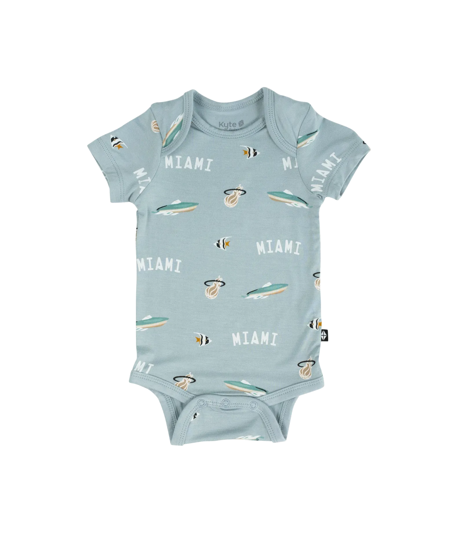 Court Culture x Kyte Baby Nautical Fog Bodysuit