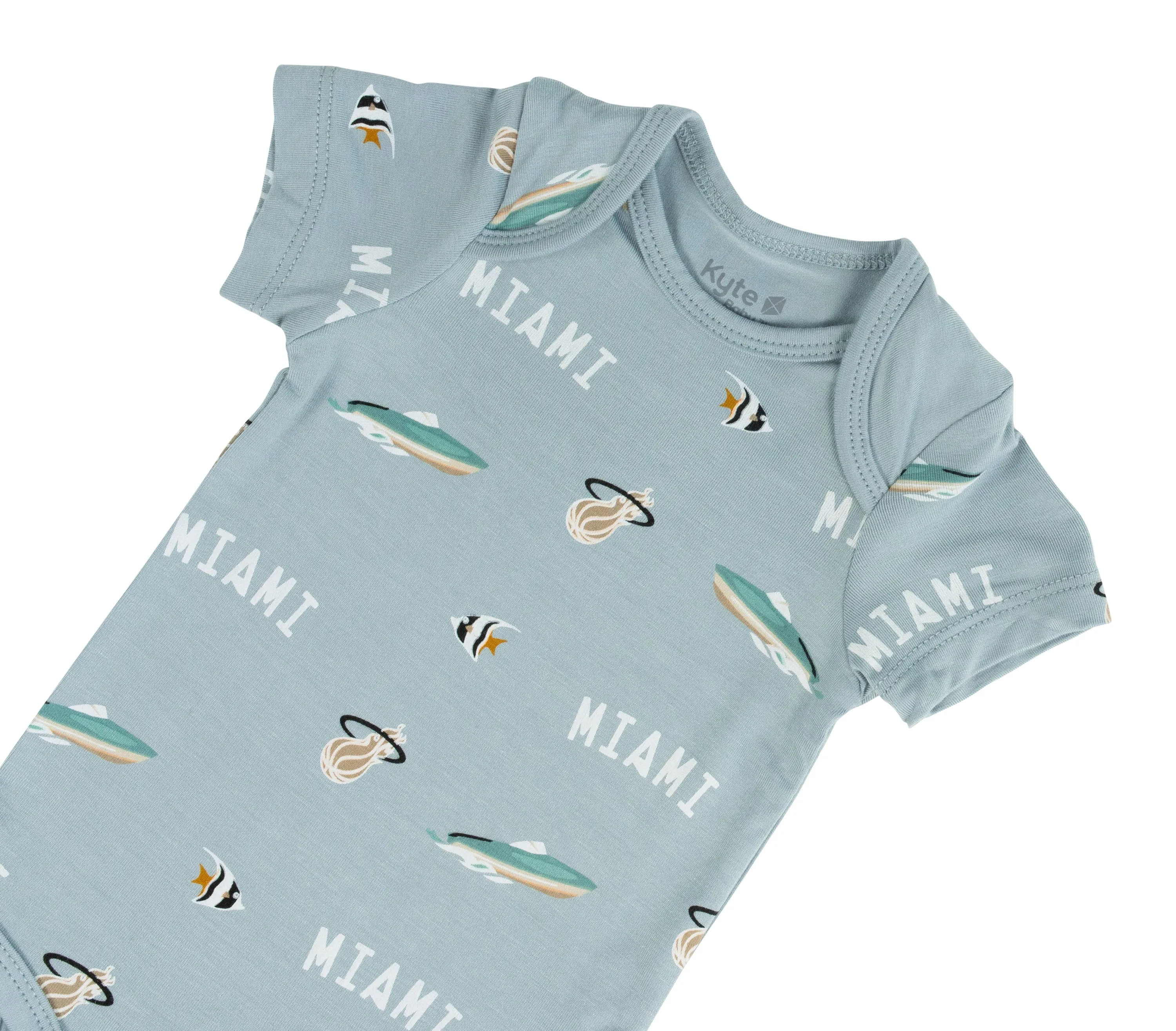 Court Culture x Kyte Baby Nautical Fog Bodysuit