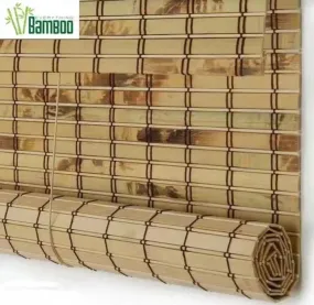 Custom Made Tortoiseshell Bamboo Blind Bamboo Curtain Bamboo Screen Rolling Blinds Panel Privacy Customization Size