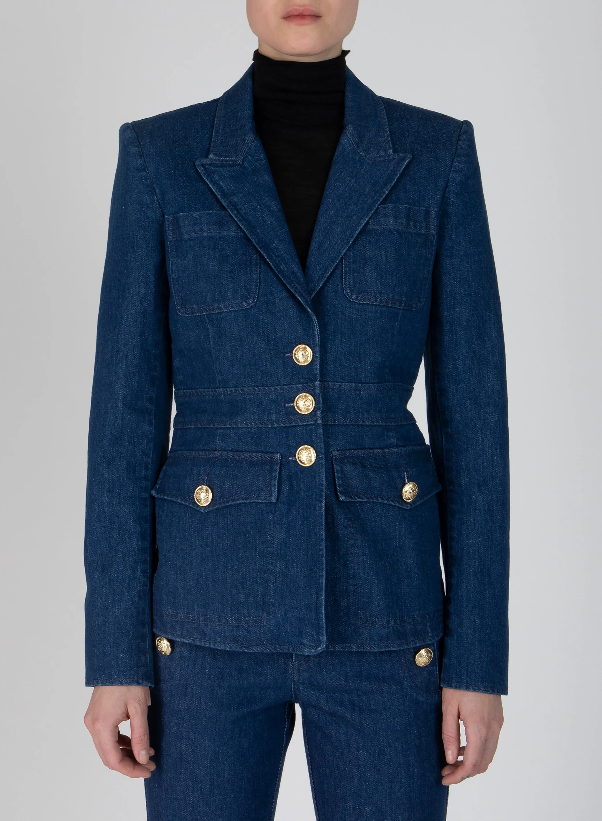 Derek Lam 10 Crosby - Keith Utility Jacket in Dark Wash