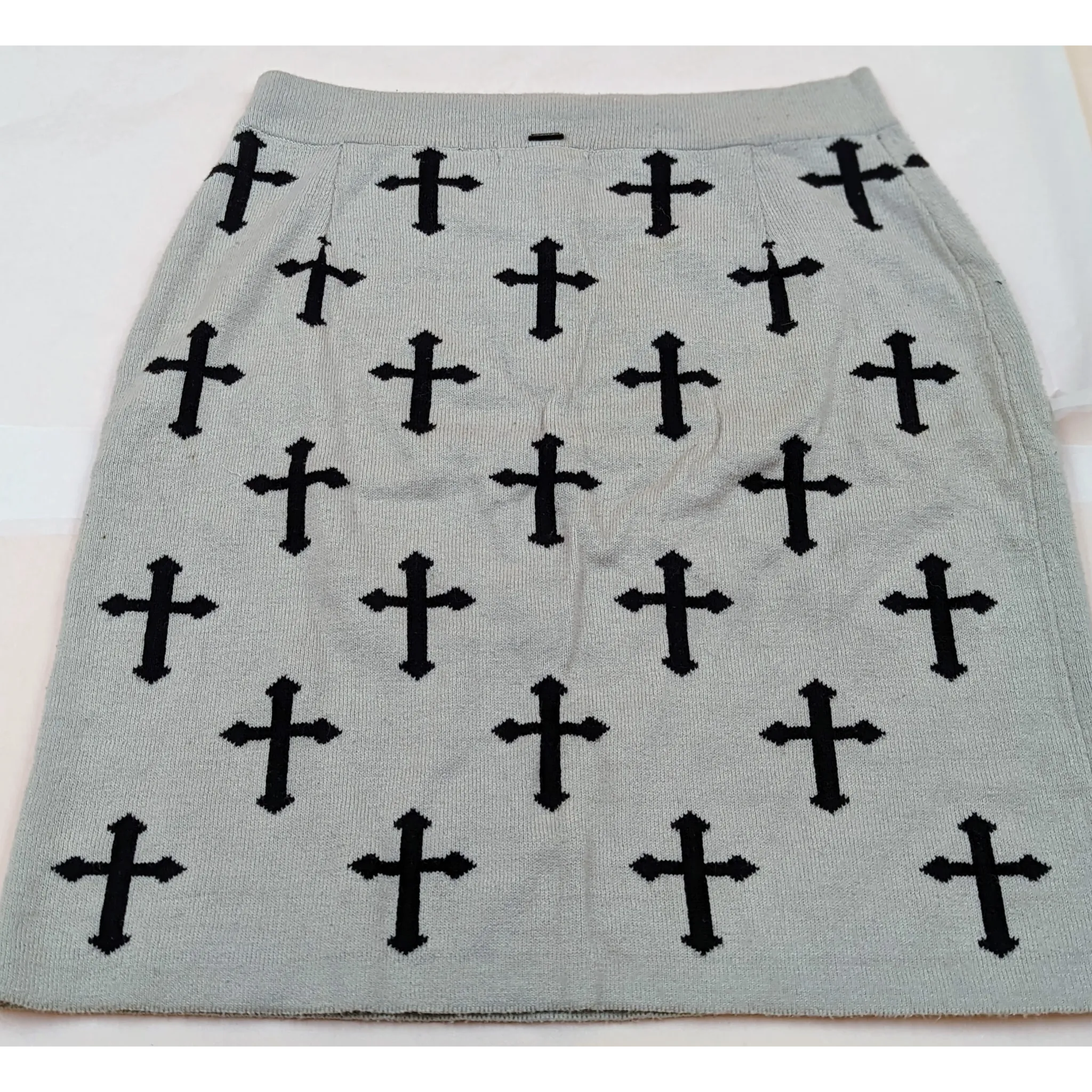 Dex Bodycon Skirt with Crosses