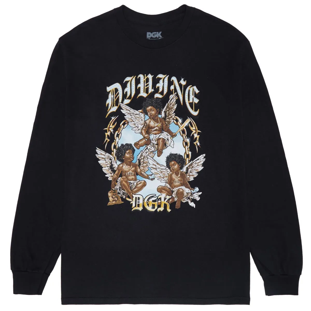 DGK Wings Long Sleeve T-Shirt - Black