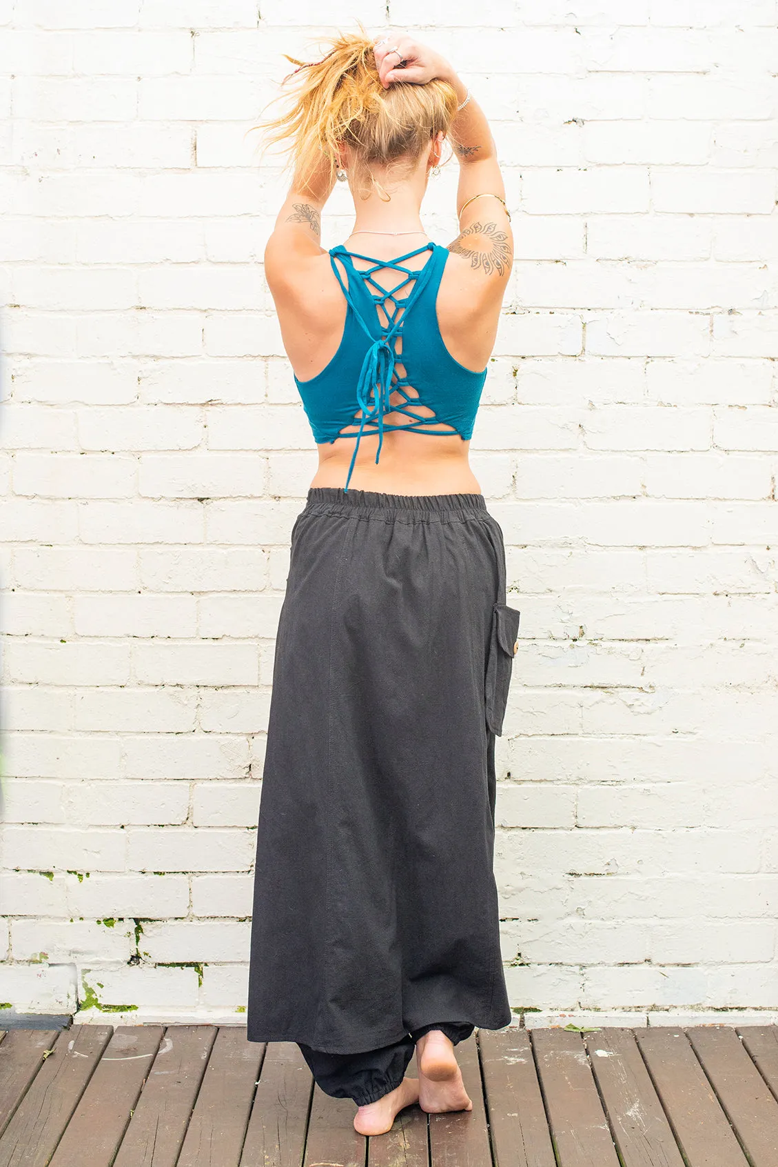 Dreamer Harem Pants with Overskirt