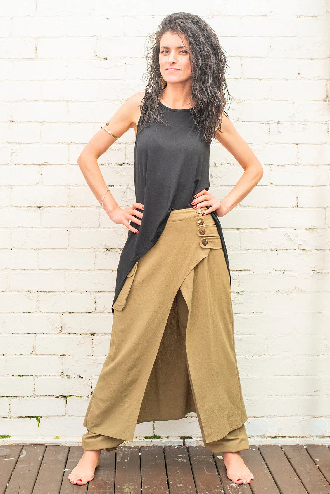 Dreamer Harem Pants with Overskirt