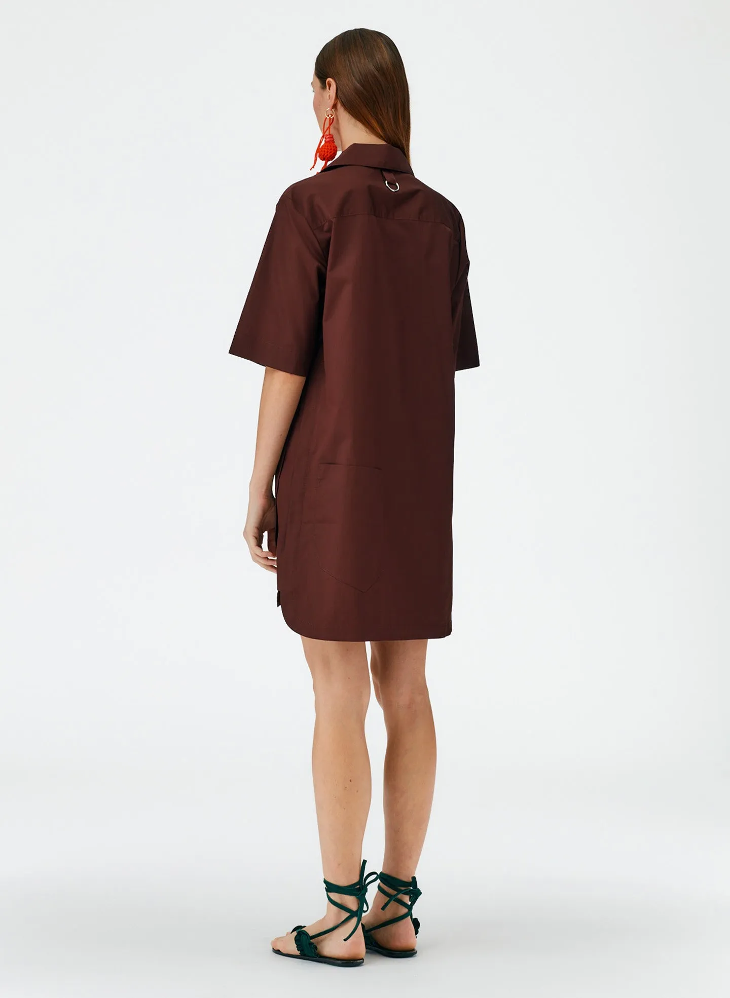 Eco Poplin Camp Dress