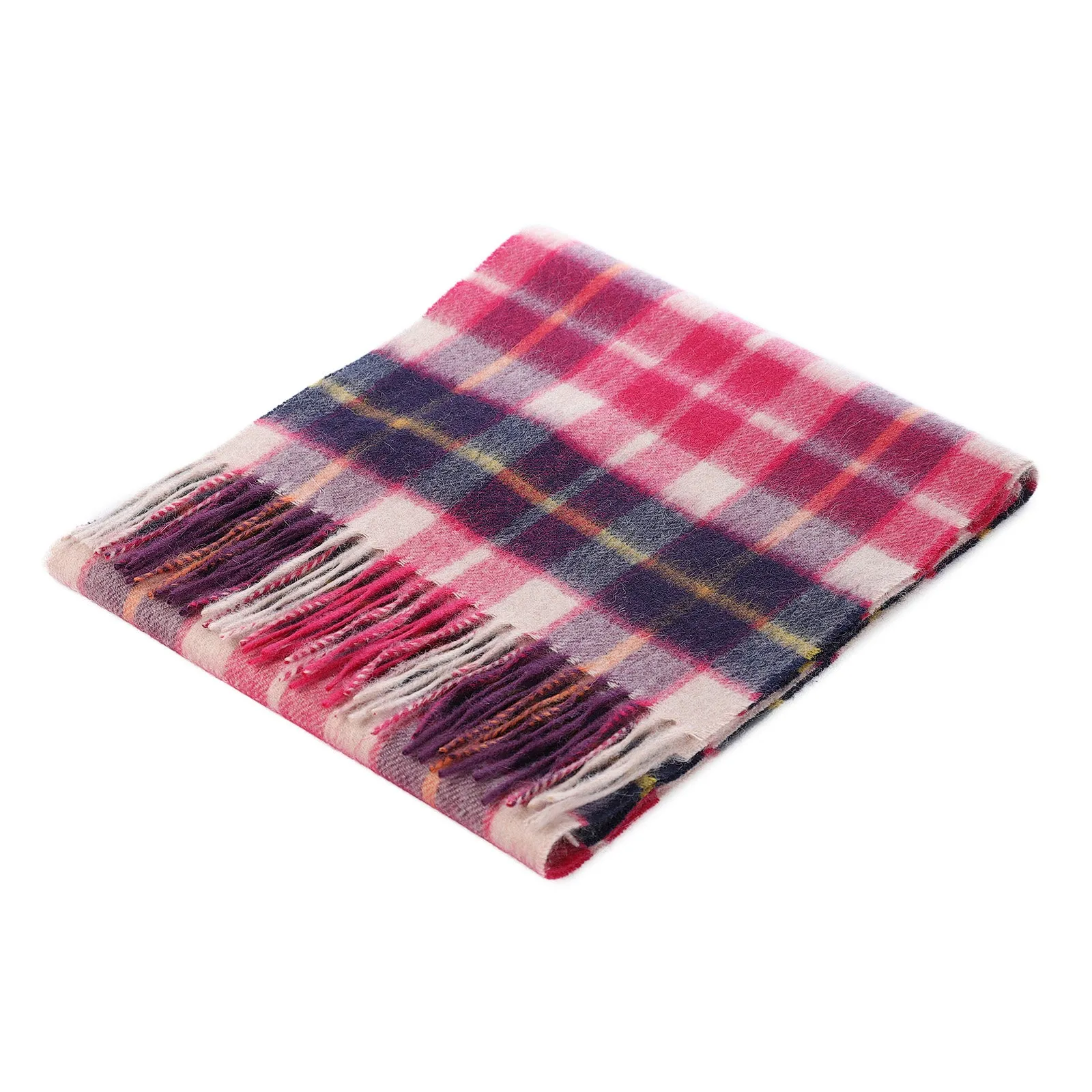 Edinburgh 100% Lambswool Tartan Scarf Cragg Check Eminence