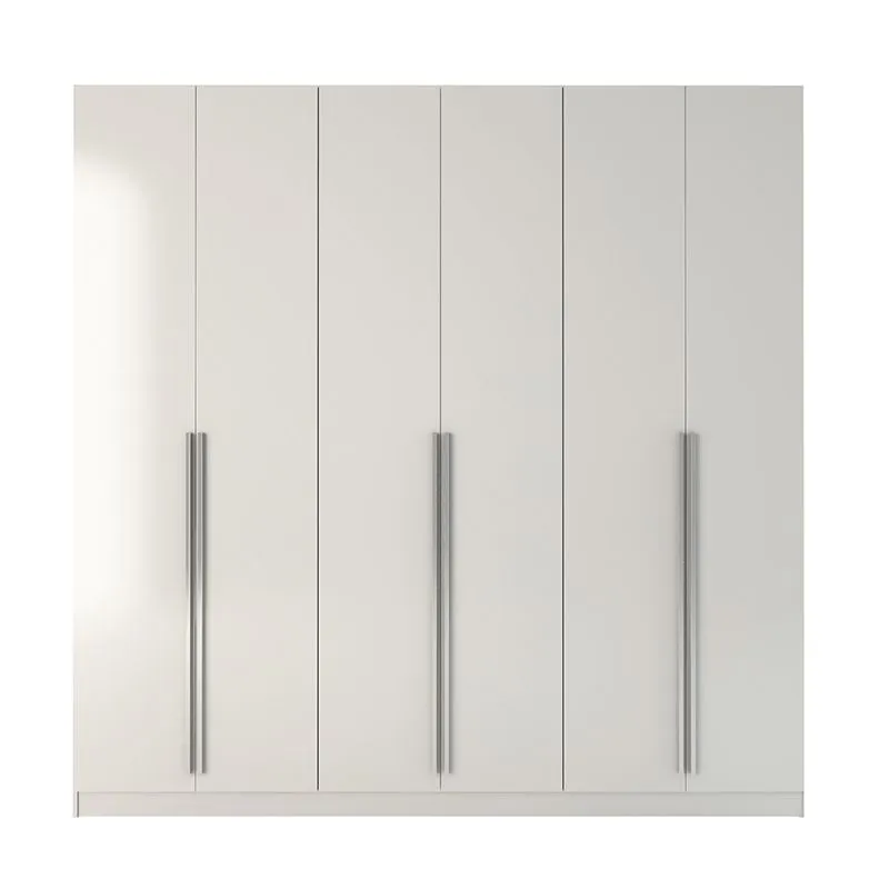 Eldridge 4- Drawer He/She Freestanding Armoire in White Gloss