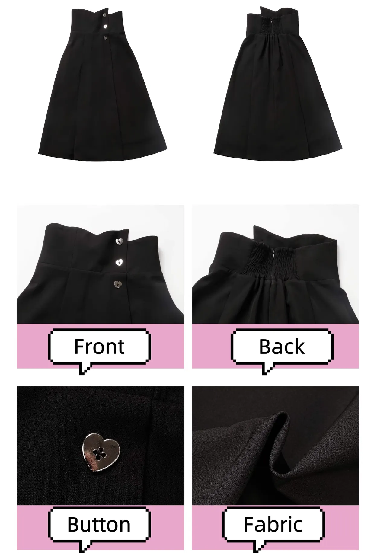 Elegant Outfit Set Chiffon Blouse Suspender Skirt Set