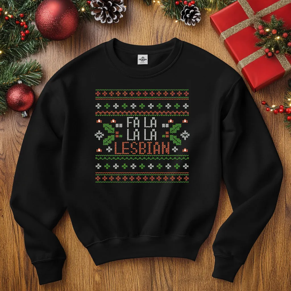 Fa La La La Lesbian Sweatshirt